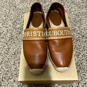 Christian Louboutin Nanoletta Leather Espadrille